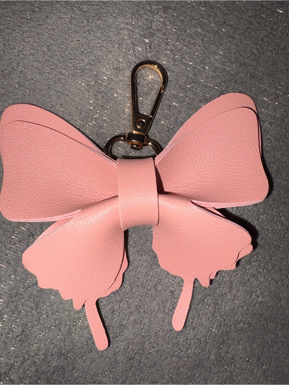 Pink Bow Keychain Bag Charm - Stylish Women’s Accessory